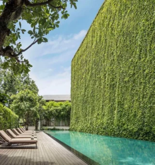 Swimming pool at 137 Pillars House