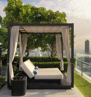 Resort view at 137 Pillars Suites Bangkok