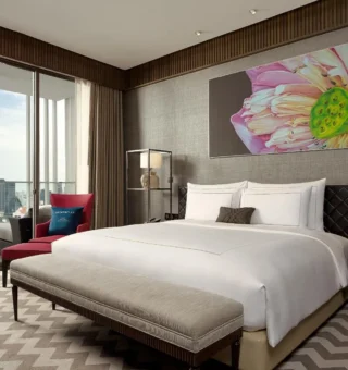 Guest room at 137 Pillars Suites Bangkok