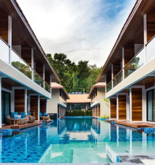 Swimming pool at Akira Lipe Resort