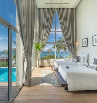 Bedroom at Aleenta Phuket – Phang Nga (The Leading Hotels of the World)