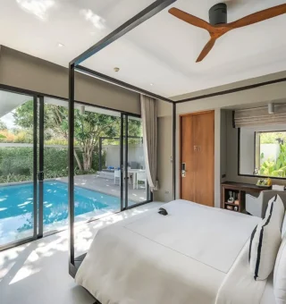 Guest room at Aleenta Retreat Chiang Mai
