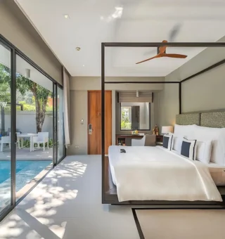 Guest room at Aleenta Retreat Chiang Mai