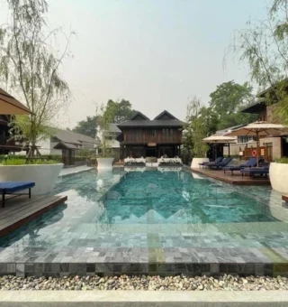 Swimming pool at Aleenta Retreat Chiang Mai