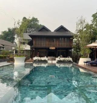 Swimming pool at Aleenta Retreat Chiang Mai