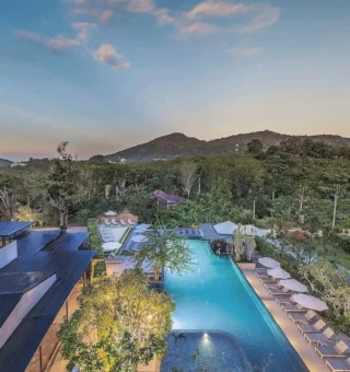 Swimming pool at Anana Ecological Resort Krabi