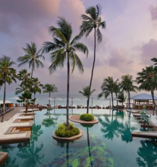 Swimming pool at Anantara Bophut Koh Samui Resort