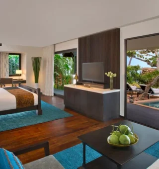 Guest room at Anantara Bophut Koh Samui Resort