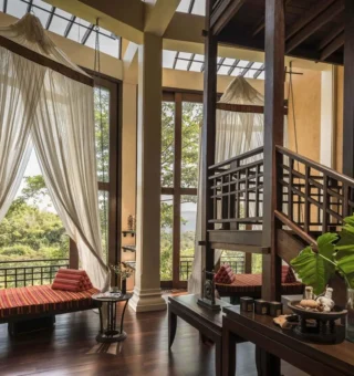 Interior view at Anantara Golden Triangle Elephant Camp & Resort