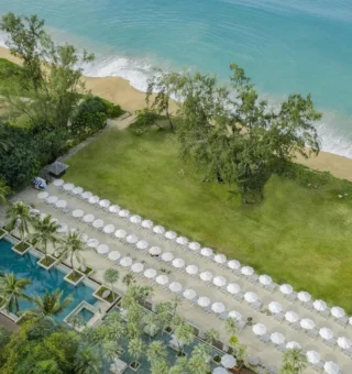 Swimming pool at Anantara Mai Khao Phuket Villas