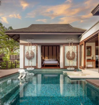 Swimming pool at Anantara Mai Khao Phuket Villas