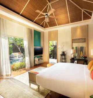 Guest room at Anantara Mai Khao Phuket Villas