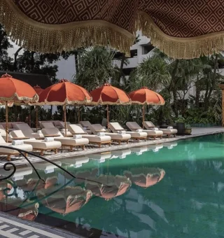 Swimming pool at Anantara Siam Bangkok Hotel