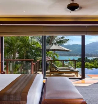 Guest room at Andara Resort Villas