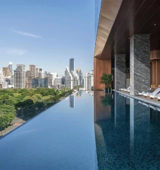 Swimming pool at Andaz One Bangkok, By Hyatt