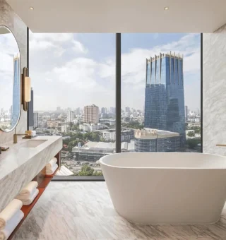 1 King Bed Park View, Deluxe - Guestroom at Andaz One Bangkok, By Hyatt