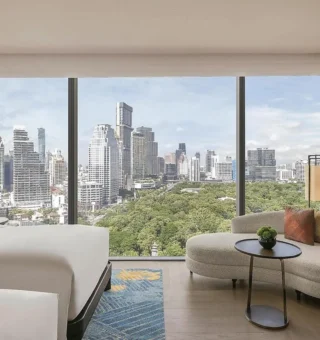2 Twin Beds Park View - Guestroom at Andaz One Bangkok, By Hyatt
