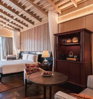 1 KING BED WITH ROOF GARDEN - Bed at Andaz Pattaya Jomtien Beach
