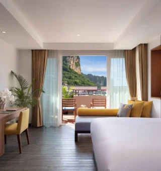Guest room at Avani Ao Nang Cliff Krabi Resort