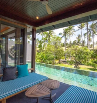 Balcony/terrace at Baba Beach Club Phuket Natai Luxury Pool Villa Hotel by Sri panwa