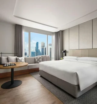 2 Bedroom Apartment, Bedroom 1: 1 King, Bedroom 2: 2 Twin - Guestroom at Bangkok Marriott Hotel The Surawongse