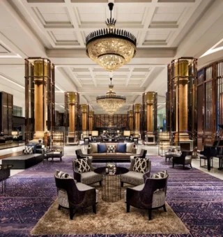 Lobby at Bangkok Marriott Marquis Queen’s Park
