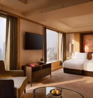 Panorama Club City View - Room plan at Banyan Tree Bangkok
