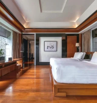 Two-Bedroom Double Pool Villa - Bedroom at Banyan Tree Phuket