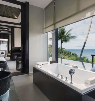 Family Ocean Pool Villa - Bathroom at Banyan Tree Samui