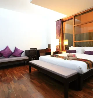 Guest room at Bundhaya Villas