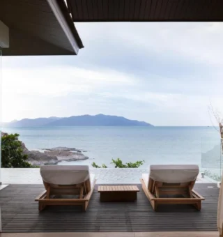 View at Cape Fahn Hotel – Private Islands Samui