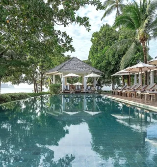 Swimming pool at Cape Kudu Hotel, Koh Yao Noi