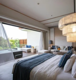 Guest room at Cape Nidhra Hotel