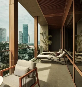 Balcony/terrace at Capella Bangkok