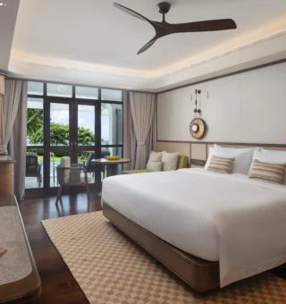 Deluxe Club Pool Access King - Bedroom at Centara Grand Beach Resort & Villas Hua Hin
