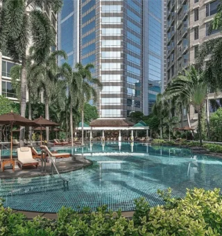 Swimming pool at Conrad Bangkok