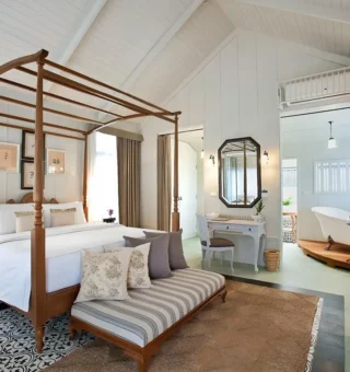 Guest room at Devasom Hua Hin Resort