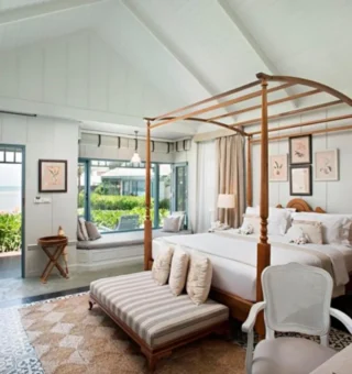 Guest room at Devasom Hua Hin Resort