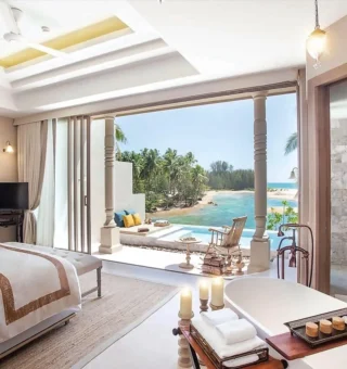 Seaside Pool Paradise Suite - Bathroom at Devasom Khao Lak Beach Resort & Villas