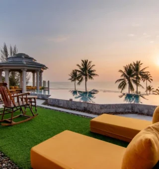 Resort view at Devasom Khao Lak Beach Resort & Villas