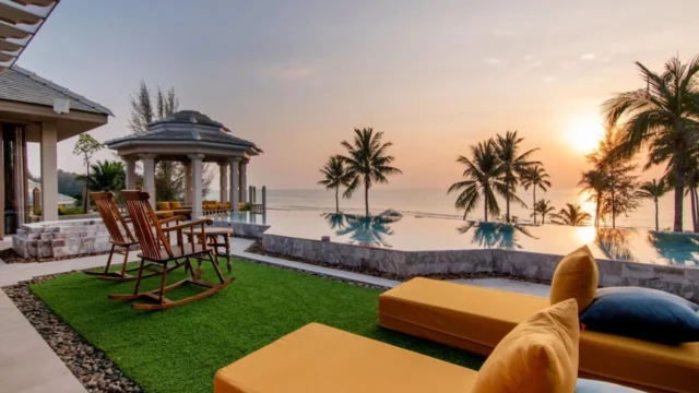 Resort view at Devasom Khao Lak Beach Resort & Villas