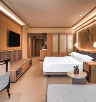 Club Deluxe Premium King - Bedroom at Dusit Thani Krabi Beach Resort