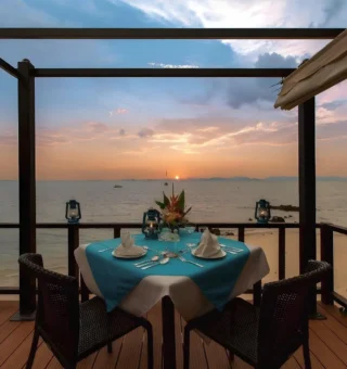 Private beach at Elixir Resort Koh Yao Yai