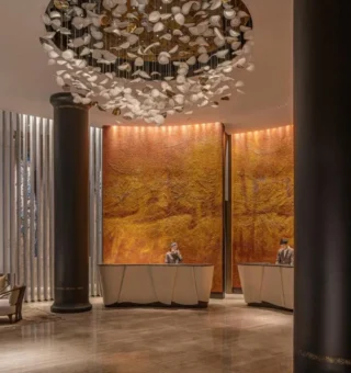 Lobby at Four Seasons Hotel Bangkok at Chao Phraya River