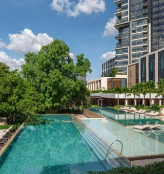 Exterior view at Four Seasons Hotel Bangkok at Chao Phraya River