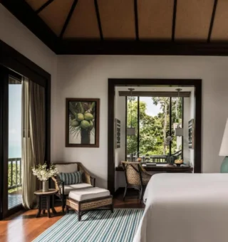Guest room at Four Seasons Resort Koh Samui, Thailand