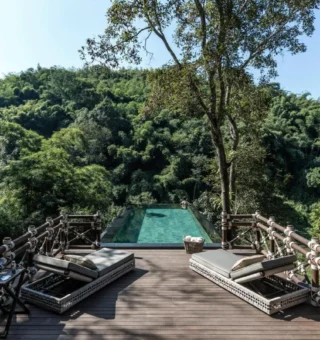View at Four Seasons Tented Camp Golden Triangle