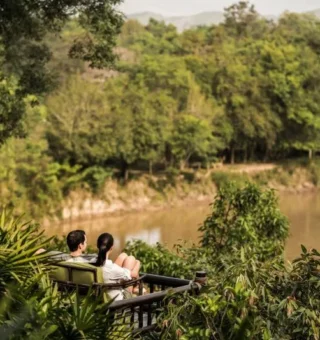 Entrance at Four Seasons Tented Camp Golden Triangle