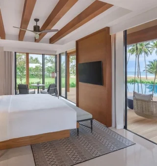 Two Bedroom Villa, 2 Bedroom Villa, Bedroom 1: 1 King, Bedroom 2: 2 Twin, Sofa Bed, Oceanfront at JW Marriott Khao Lak Resort & Spa