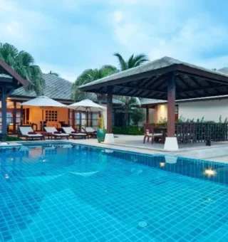 Private pool villa with Thai pavilions at The Villas by Kanda Residences